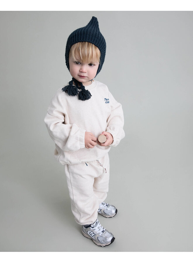 Bebe Tennis Sweatshirt - Ecru Melange - Buho