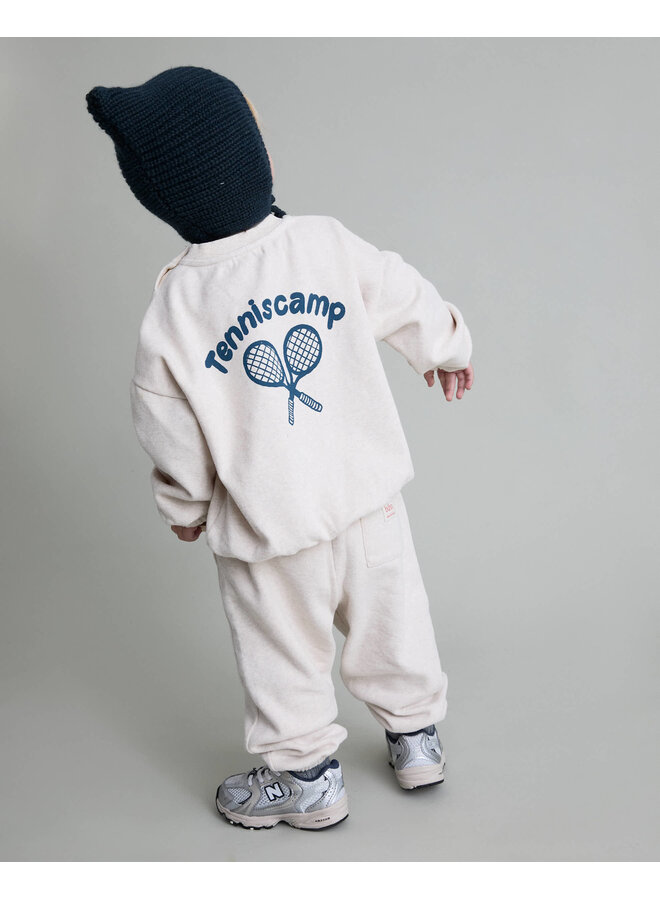 Bebe Tennis Sweatshirt - Ecru Melange - Buho
