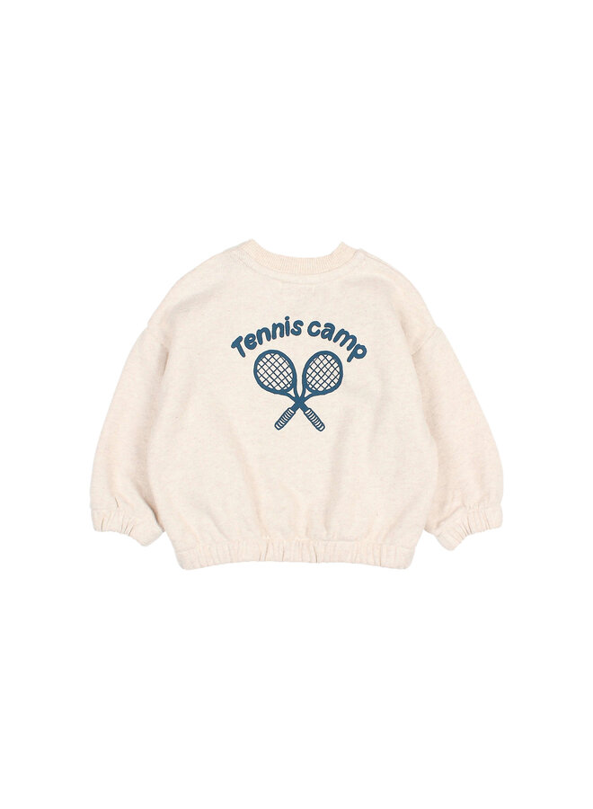 Bebe Tennis Sweatshirt - Ecru Melange - Buho