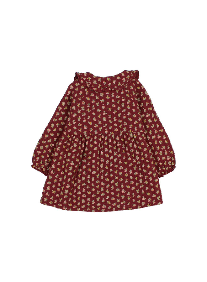 Bebe Cottage Dress - Pomegranate - Buho