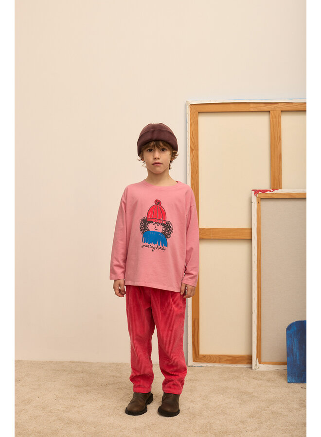 Whk red corduroy pants - Red - Weekend House Kids