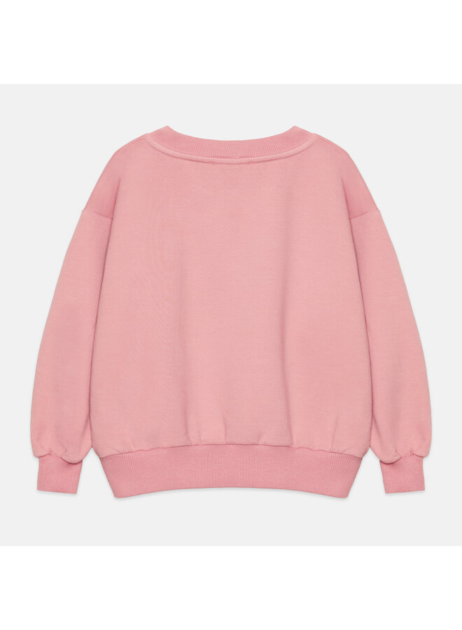 Messy hair sweatshirt - Pink - Weekend House Kids