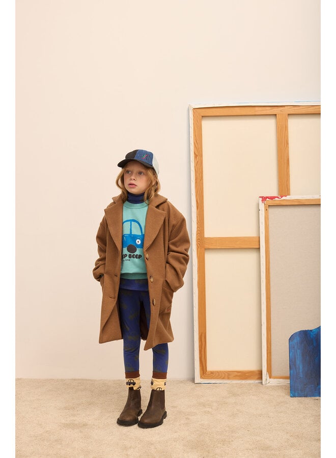 Beep beep sweatshirt - Turquesa - Weekend House Kids