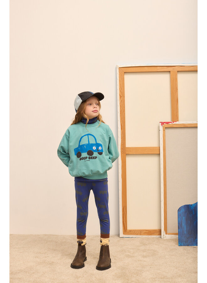Beep beep sweatshirt - Turquesa - Weekend House Kids