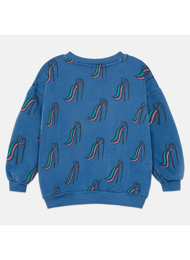 Slides all over baby sweatshirt - Blue - Weekend House Kids