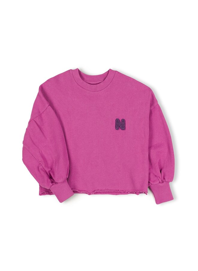 Split sweater - Plum - Nixnut