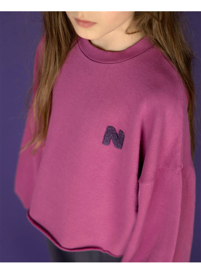 Split sweater - Plum - Nixnut