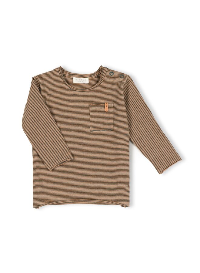 Longsleeve - Moss Stripe - Nixnut