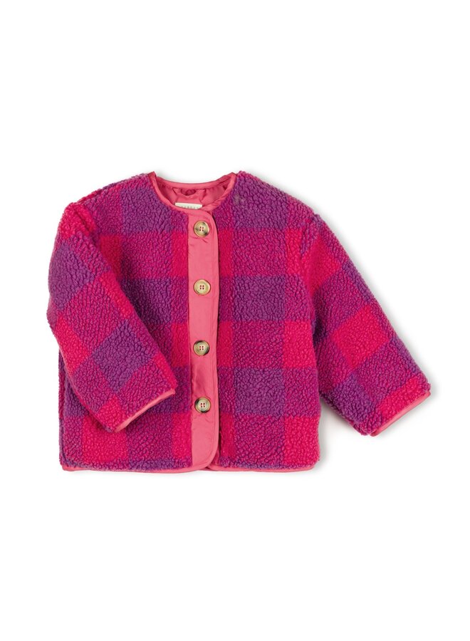 Check jacket - Cherry - Nixnut