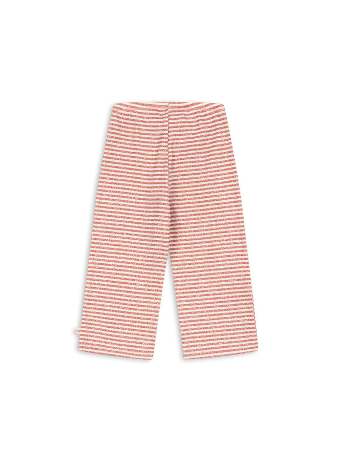 Roli Stripe Flared Pants Ocs - Rose Cream Stripe - Konges Slojd