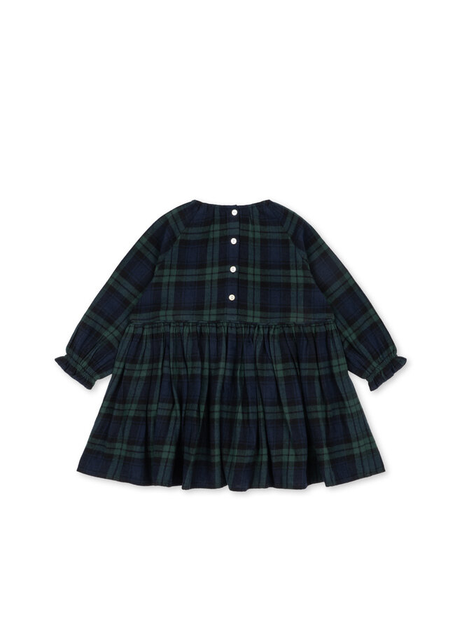 Checky Dress - Green Check - Konges Slojd