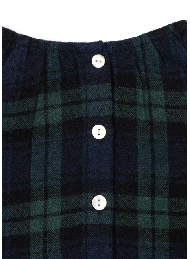 Checky Dress - Green Check - Konges Slojd