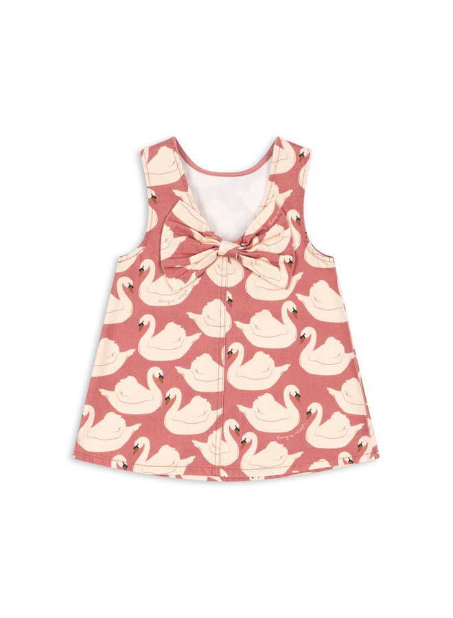Magot Bow Dress - Swan Rose - Konges Slojd