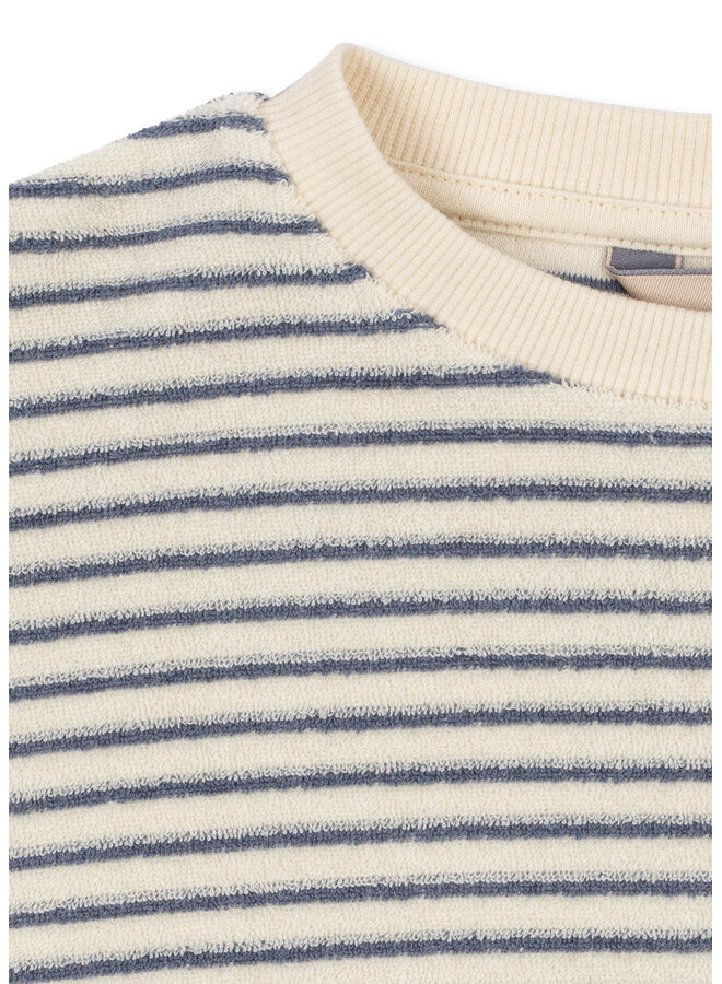Itty Sweat Shirt - Flint Stripe - Konges Slojd