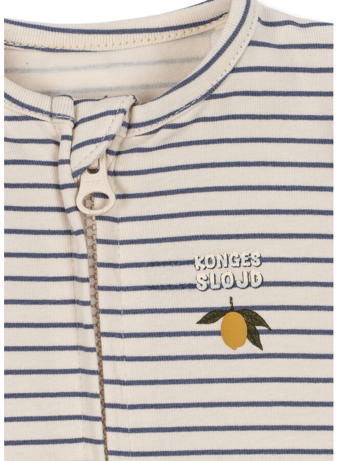Zip Onesie - Stripe Como - Konges Slojd