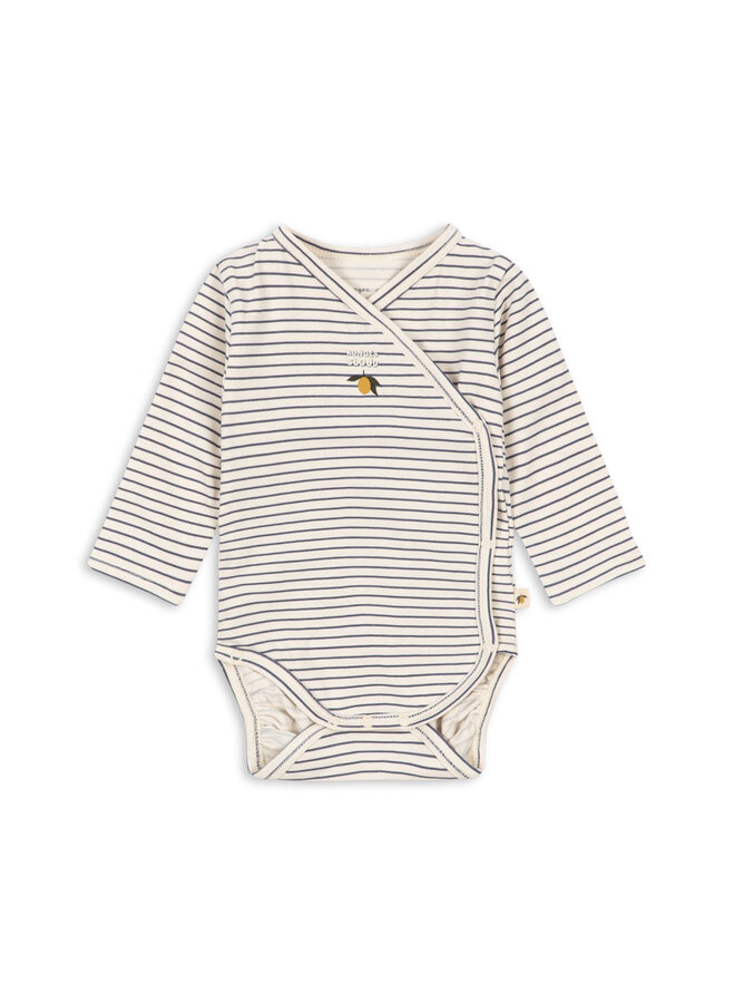 Longsleeve Newborn Body - Stripe Como - Konges Slojd