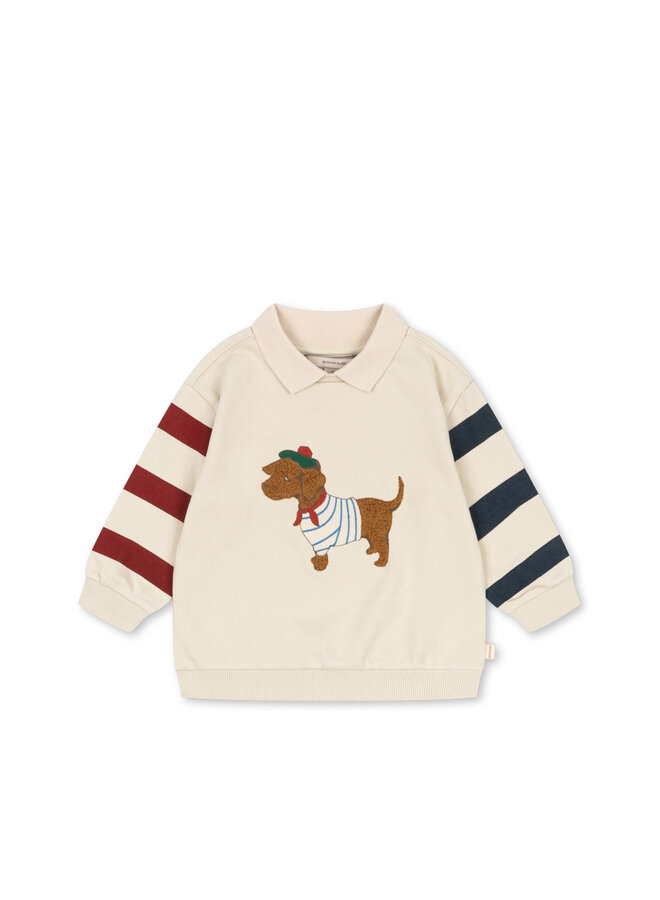Spotty Sweat Shirt - Brown Rice - Konges Slojd