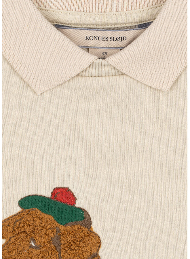 Spotty Sweat Shirt - Brown Rice - Konges Slojd