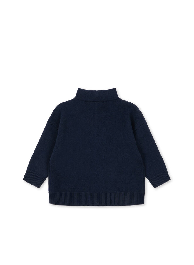 Mano Half Zip - Total Eclipse - Konges Slojd