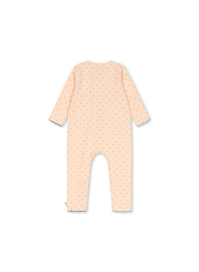 Zip Onesie - Teddy Coeur - Konges Slojd