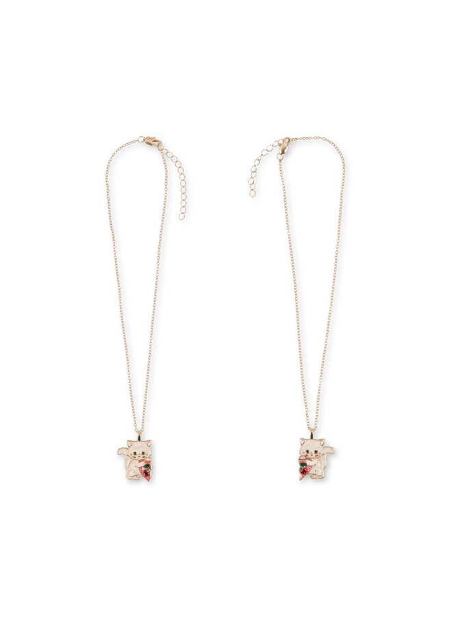 Kitty Bestie Necklace - Gold - Konges Slojd