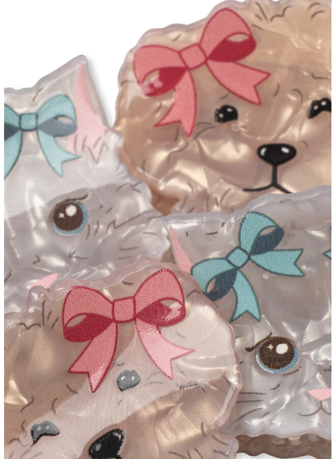 4 Pack Small Hair Claw - Multi - Konges Slojd