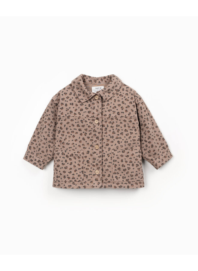 Printed Twill Shirt - Drawing - Play Up
