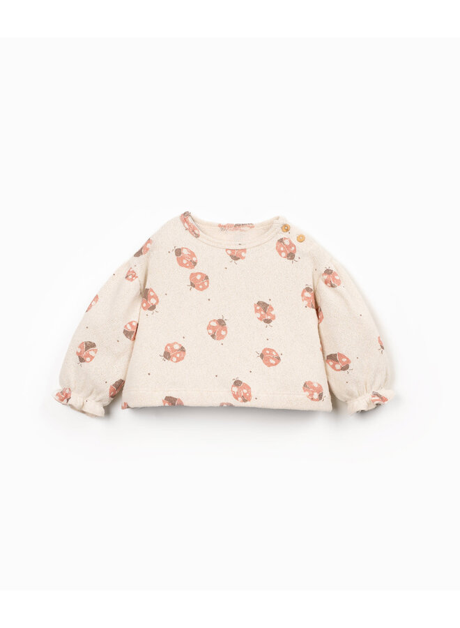 Printed Jersey Sweater - Sketches - Play Up