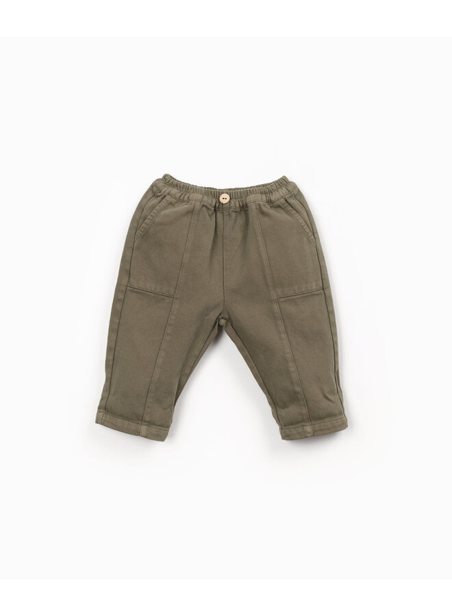 Twill Trousers - Stones - Play Up