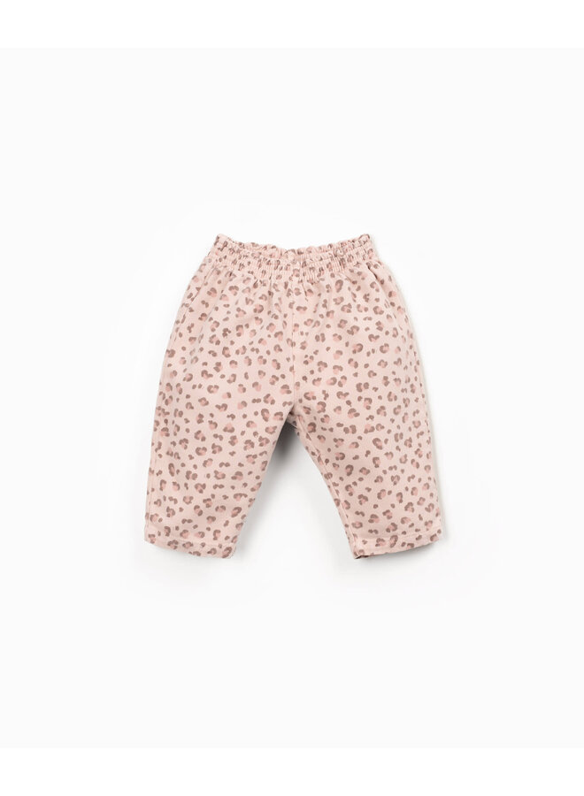 Printed Twill Trousers - Embroidery - Play Up