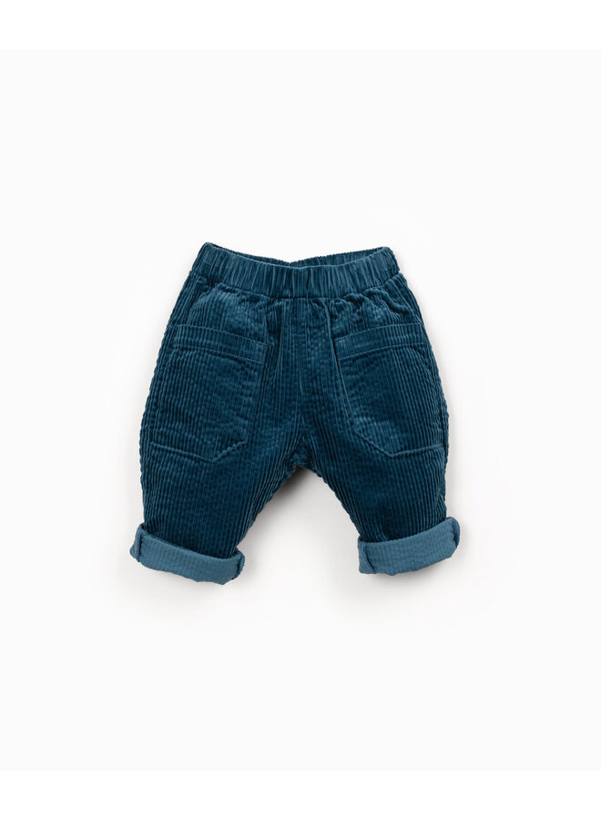 Corduroy Trousers - Cyanotype - Play Up