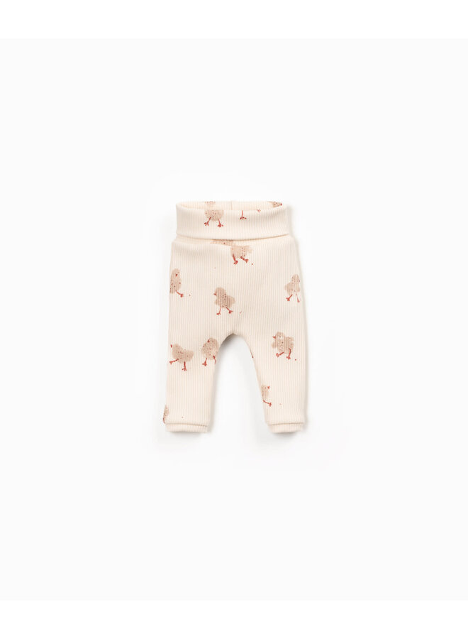 Printed Rib Leggings - Sketches - Play Up