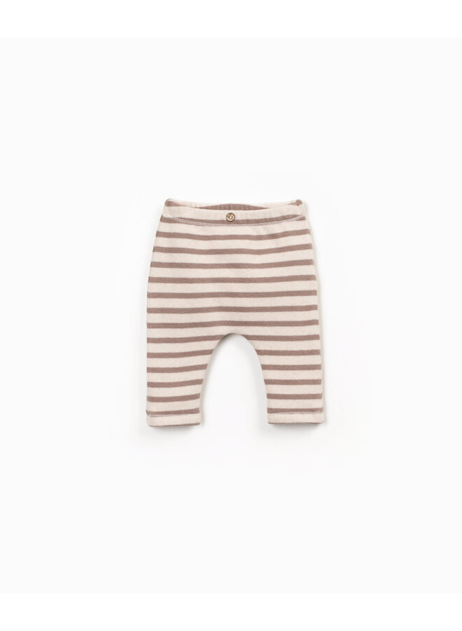 Striped Jersey Leggings - Drawing - Play Up