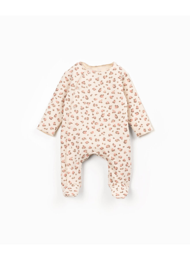 Printed Rib Jumpsuit - Sketches - Play Up