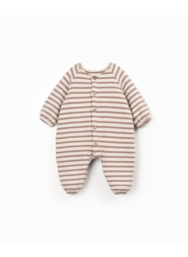 Striped Jersey Jumpsuit - Drawing - Play Up