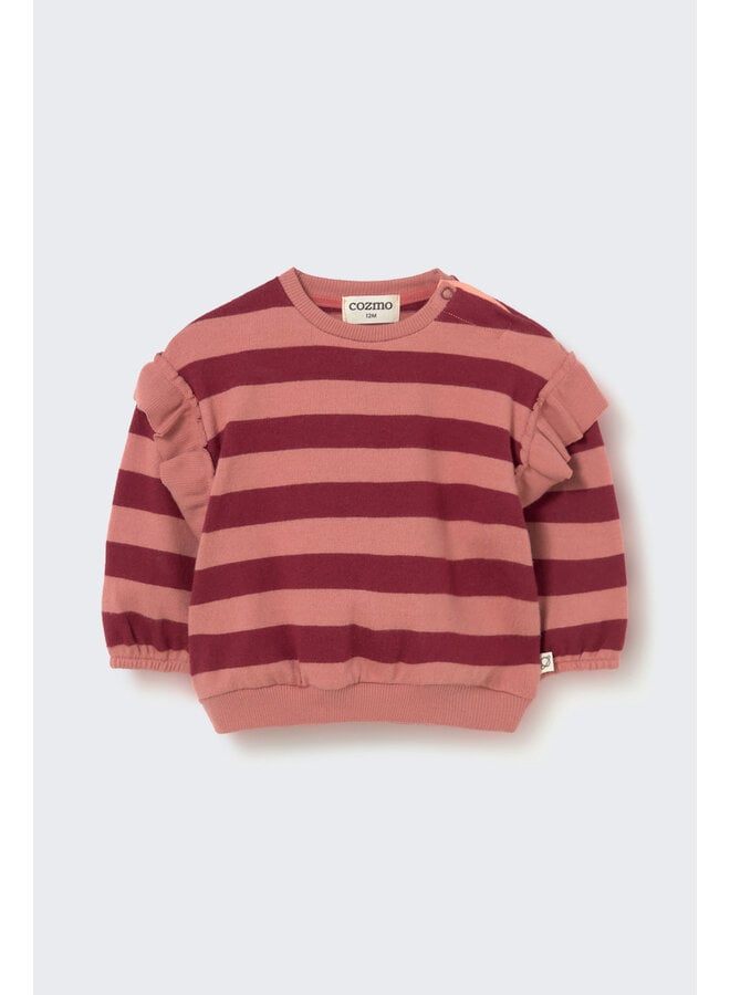 Denia Soft Knit Sweater - Burgundy Rose - My Little Cozmo