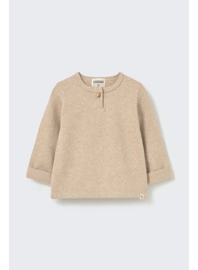Remo Soft Knit Sweater - Stone - My Little Cozmo