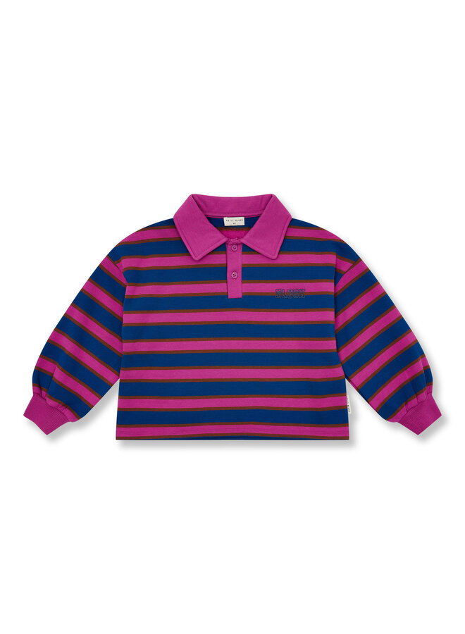 Polo Sweater - Stripe − Petit Blush
