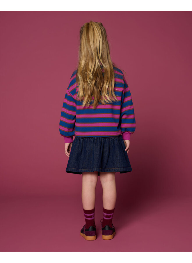 Polo Sweater - Stripe − Petit Blush