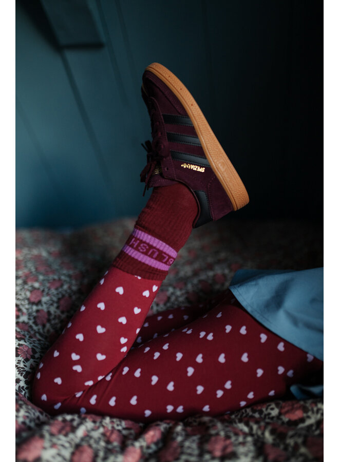 Sport Socks - Garnet/Orchid − Petit Blush
