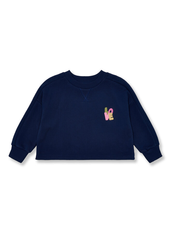 Coco Sweater - Dark Blue − Petit Blush