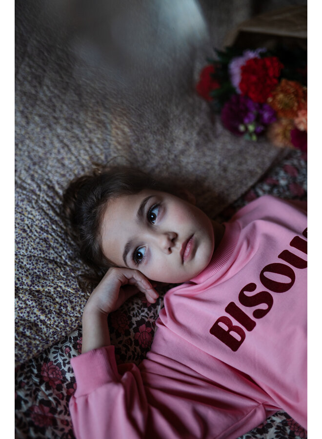 Easy Sweater Bisous - Rose − Petit Blush