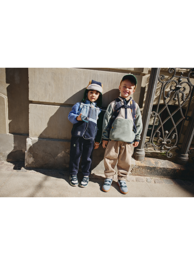 Nolan Pile Jacket - Classic navy multi mix - Liewood
