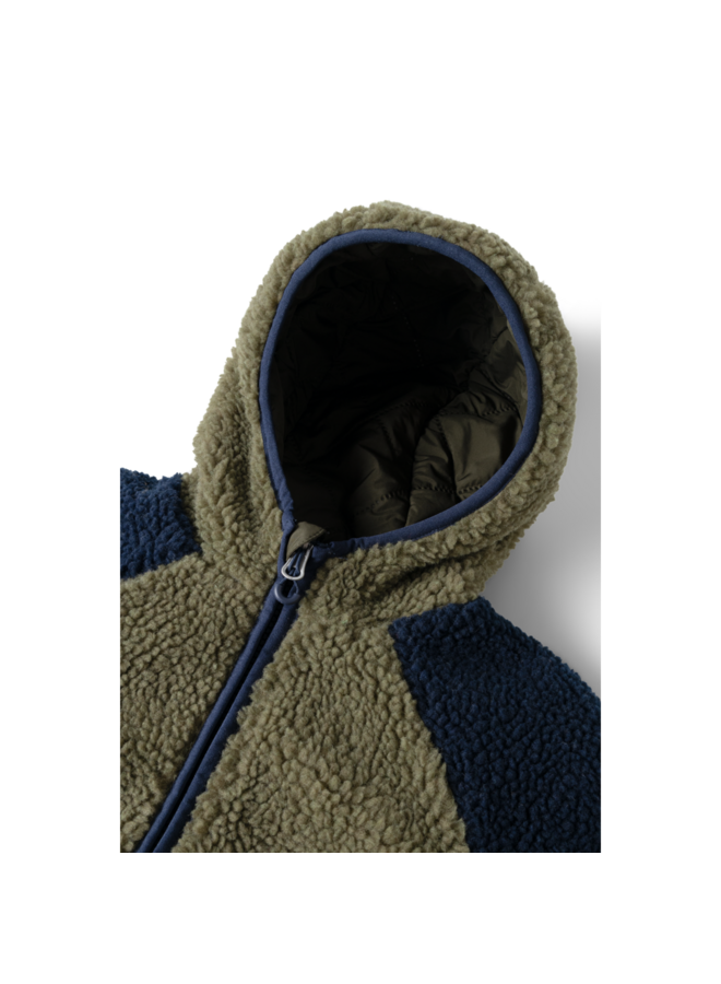 Jackson Reversible Jacket - Army brown / Classic navy - Liewood