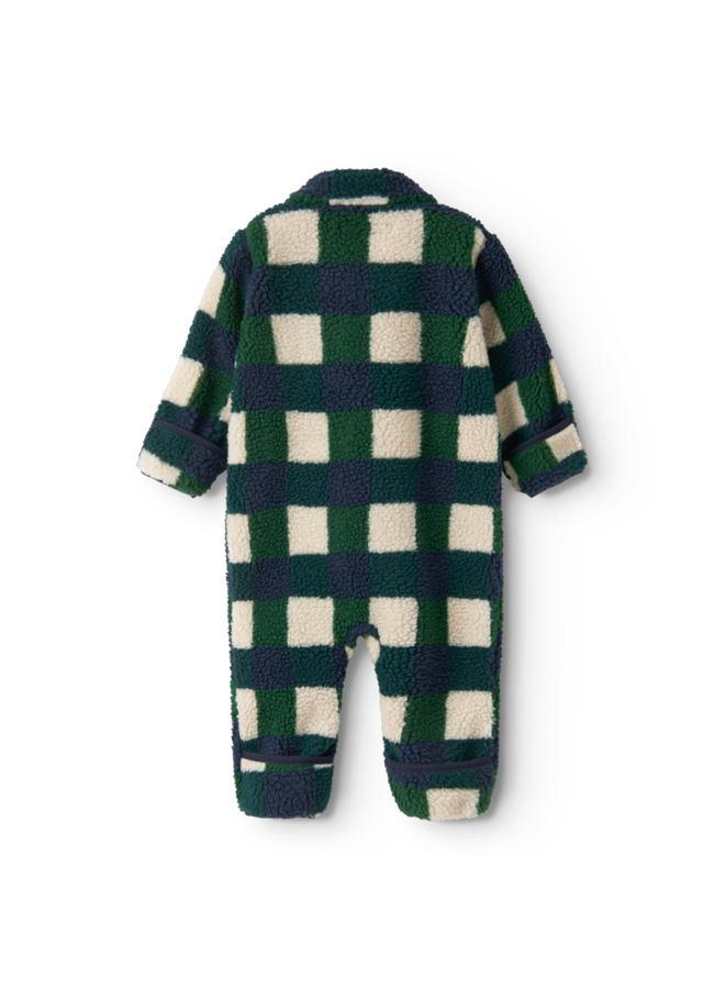 Nolano Pile Jumpsuit - Mega Check / Bright garden - Liewood