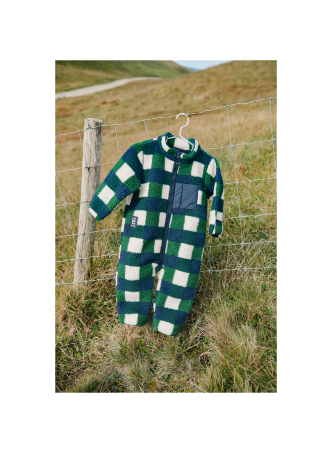 Nolano Pile Jumpsuit - Mega Check / Bright garden - Liewood