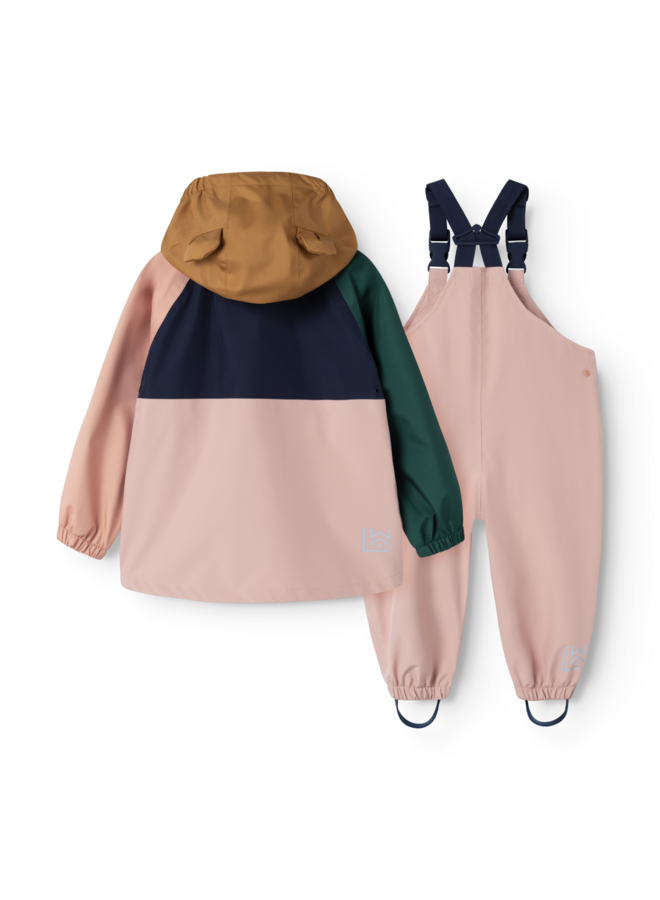 Manu Rainwear Set - Pale tuscany multi mix - Liewood