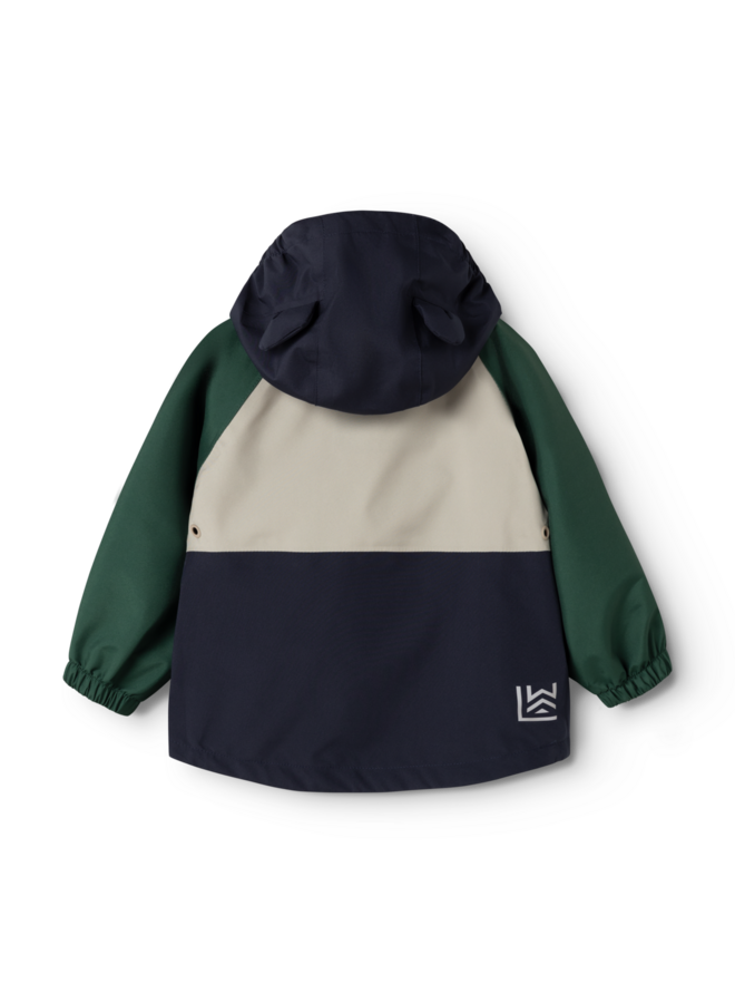 Manu Rainwear Set - Garden green multi mix - Liewood