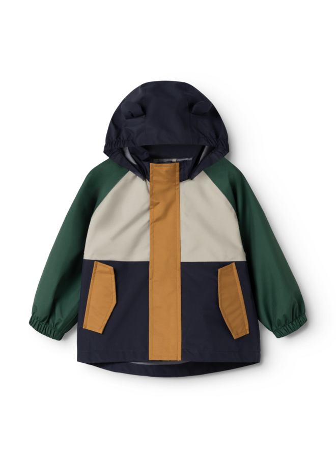 Manu Rainwear Set - Garden green multi mix - Liewood