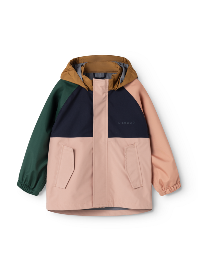 Pedia Rainwear Set - Pale tuscany multi mix - Liewood
